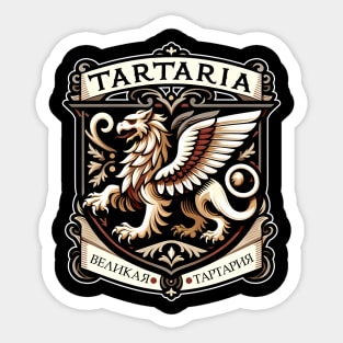 Tartaria Tartary Mud Floods Griffin Tartarie Tartarian Sticker